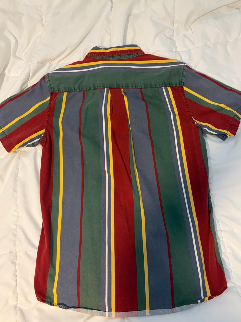 PacSun Mens Short Sleeve Vertical Stripe Shirt - Picture 2 of 2